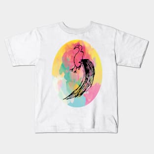 Peacock Abstract Kids T-Shirt